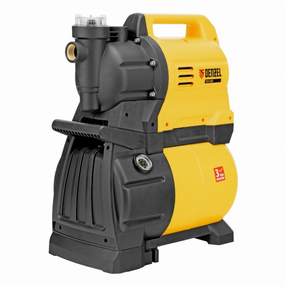 Насосная станция PSХ-1300, Х-Pro, 1300 Вт, 4500 л/ч, ресивер 24 л, подъем 48 м Denzel 97213 Насосная станция PSХ-1300, Х-Pro, 1300 Вт, 4500 л/ч, ресивер 24 л, подъем 48 м Denzel 97213