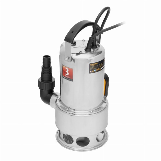 Дренажный насос DPL800X, 800 Вт, подъем 7 м, 16500 л/ч Denzel 97324 Дренажный насос DPL800X, 800 Вт, подъем 7 м, 16500 л/ч Denzel 97324