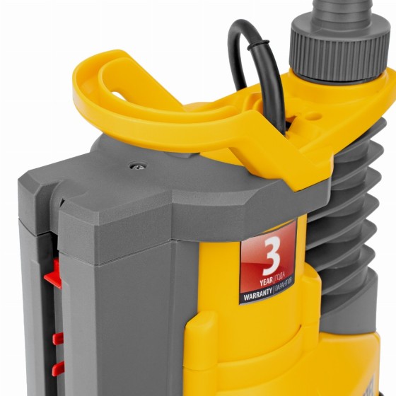 Дренажный насос DPХ-450, 450 Вт, подъем 5 м, 9000 л/ч Denzel 97325 Дренажный насос DPХ-450, 450 Вт, подъем 5 м, 9000 л/ч Denzel 97325