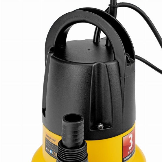 Дренажный насос DP-500E, 500 Вт, подъем 7 м, 7000 л/ч Denzel 97218 Дренажный насос DP-500E, 500 Вт, подъем 7 м, 7000 л/ч Denzel 97218