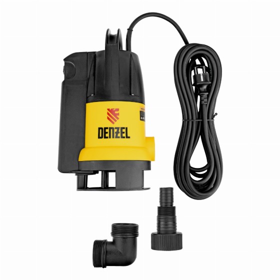 Дренажный насос DP-800A, 800 Вт, подъем 5 м, 13000 л/ч Denzel 97219