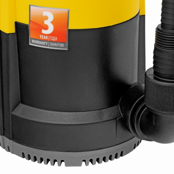 Дренажный насос для чистой и грязной воды DP-600S, 600 Вт, напор 7 м, 13000 л/ч Denzel 97268 Дренажный насос для чистой и грязной воды DP-600S, 600 Вт, напор 7 м, 13000 л/ч Denzel 97268