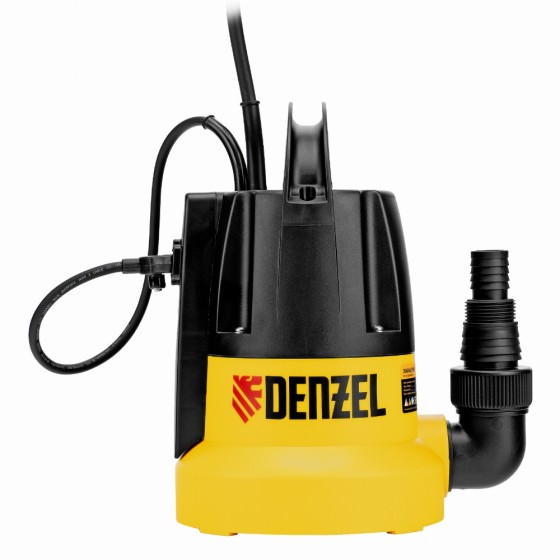 Дренажный насос DP-500E, 500 Вт, подъем 7 м, 7000 л/ч Denzel 97218 Дренажный насос DP-500E, 500 Вт, подъем 7 м, 7000 л/ч Denzel 97218