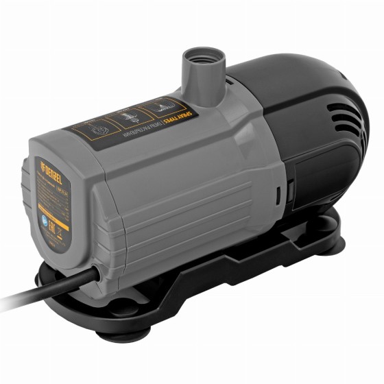 Насос фонтанный FNP31-24, 31 Вт, подъем 2,4 м, 1500 л/ч, колокольчик/2 каскада/гейзер Denzel 99031 Насос фонтанный FNP31-24, 31 Вт, подъем 2,4 м, 1500 л/ч, колокольчик/2 каскада/гейзер Denzel 99031