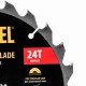 Пильный диск по дереву ф235 х 30 мм, 24 зубьев Denzel 733537 Пильный диск по дереву ф235 х 30 мм, 24 зубьев Denzel 733537