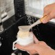 Щетка для посуды круглая d 60х230 мм, бамбуковая рукоятка, Home Palisad 93571 Щетка для посуды круглая d 60х230 мм, бамбуковая рукоятка, Home Palisad 93571