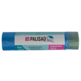 Пакеты для мусора с завязками 60 л x 20 шт., синие, Home Palisad 927205 Пакеты для мусора с завязками 60 л x 20 шт., синие, Home Palisad 927205