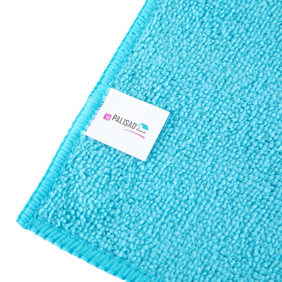 Салфетка универсальная из микрофибры 300 x 300 мм, голубая, Home Palisad 923025 Салфетка универсальная из микрофибры 300 x 300 мм, голубая, Home Palisad 923025