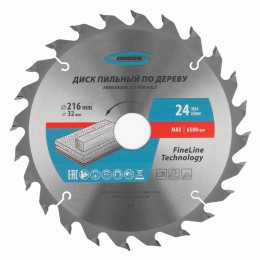 Пильный диск по дереву 216 x 32/30 x 24Т Gross 73329