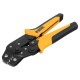 Клещи для обжима неизолированных наконечников НК и НВ, разъемов РП, 0,25 - 2,5 мм2 Denzel 17745