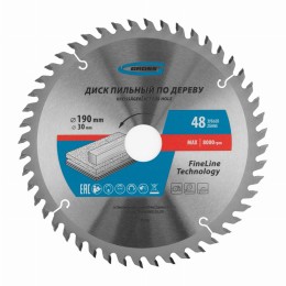 Пильный диск по дереву 190 x 30 x 48Т Gross 73320