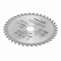 Пильный диск по дереву, 150 х 22 мм, 40 зубьев Sparta 732405