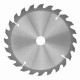 Пильный диск по дереву, 165 х 20 мм, 24 зуба, кольцо 16/20 Matrix Professional 73221