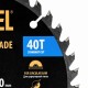 Пильный диск по дереву ф185 х 20 мм, 40 зубьев Denzel 733317 Пильный диск по дереву ф185 х 20 мм, 40 зубьев Denzel 733317