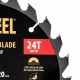 Пильный диск по дереву ф216 х 20 мм, 24 зубьев Denzel 733507 Пильный диск по дереву ф216 х 20 мм, 24 зубьев Denzel 733507