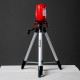 Лазерный уровень ML01T, дальность 10 м, точность ± 0,5 мм, / 1 м, длина волны 650 нм, проекция 1 вертикальная 1 горизонтальная плоскость, резьба под штатив 5/8