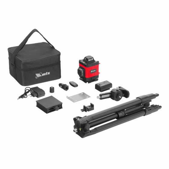 Лазерный уровень м-призм. ML 360-4 Pro SET, 30 м, акк. Li 3000 мАч, состоит из 2 частей MTX 350845 Лазерный уровень м-призм. ML 360-4 Pro SET, 30 м, акк. Li 3000 мАч, состоит из 2 частей MTX 350845