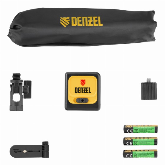 Лазерный уровень DQB-T, 30 м, зеленый луч, батарейки, штатив Denzel 350165 Лазерный уровень DQB-T, 30 м, зеленый луч, батарейки, штатив Denzel 350165