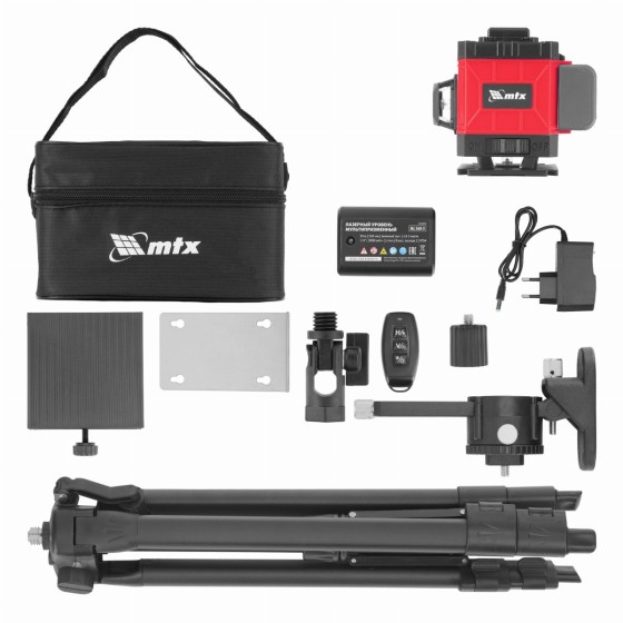 Лазерный уровень м-призм. ML 360-3 Pro SET, 30 м, акк. Li 3000 мАч, состоит из 2 частей// MTX 350835 Лазерный уровень м-призм. ML 360-3 Pro SET, 30 м, акк. Li 3000 мАч, состоит из 2 частей// MTX 350835