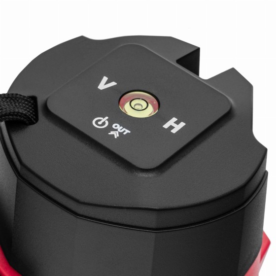 Лазерный уровень CRX-30G, 30 м, зеленый луч, батарейки, резьба 5/8