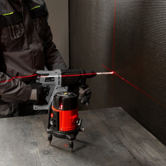 Лазерный уровень CRL-30R, 30 м, красный луч, батарейки, резьба 5/8 Лазерный уровень CRL-30R, 30 м, красный луч, батарейки, резьба 5/8