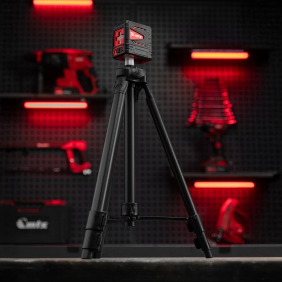 Лазерный уровень QBC RED Pro SET, 10 м, красный луч, батарейки, штатив MTX 350105 Лазерный уровень QBC RED Pro SET, 10 м, красный луч, батарейки, штатив MTX 350105