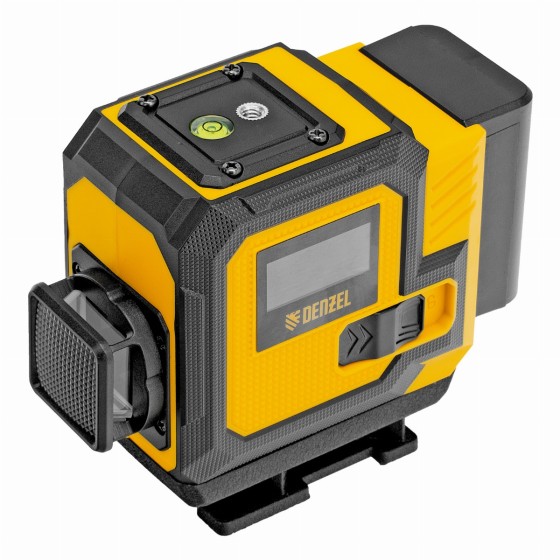 Лазерный уровень мультипризменный DLV-360-3T, 30 м, зеленый луч, Li-Ion 2,4 Aч, штатив // Denzel 350805 Лазерный уровень мультипризменный DLV-360-3T, 30 м, зеленый луч, Li-Ion 2,4 Aч, штатив // Denzel 350805