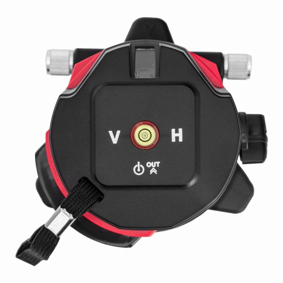 Лазерный уровень CRX-30G, 30 м, зеленый луч, батарейки, резьба 5/8