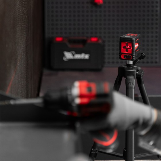 Лазерный уровень QBC RED Pro SET, 10 м, красный луч, батарейки, штатив MTX 350105 Лазерный уровень QBC RED Pro SET, 10 м, красный луч, батарейки, штатив MTX 350105