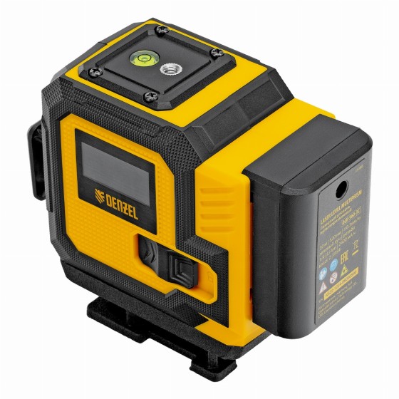 Лазерный уровень мультипризменный DLV-360-3T, 30 м, зеленый луч, Li-Ion 2,4 Aч, штатив // Denzel 350805 Лазерный уровень мультипризменный DLV-360-3T, 30 м, зеленый луч, Li-Ion 2,4 Aч, штатив // Denzel 350805