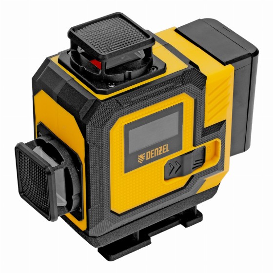 Лазерный уровень мультипризменный DLV 360-4T, 30 м, зеленый луч, Li-Ion 2,4 Aч, штатив// Denzel 350815 Лазерный уровень мультипризменный DLV 360-4T, 30 м, зеленый луч, Li-Ion 2,4 Aч, штатив// Denzel 350815