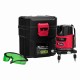 Лазерный уровень CRX-30G, 30 м, зеленый луч, батарейки, резьба 5/8