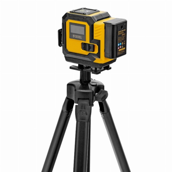Лазерный уровень мультипризменный DLV-360-3T, 30 м, зеленый луч, Li-Ion 2,4 Aч, штатив // Denzel 350805 Лазерный уровень мультипризменный DLV-360-3T, 30 м, зеленый луч, Li-Ion 2,4 Aч, штатив // Denzel 350805