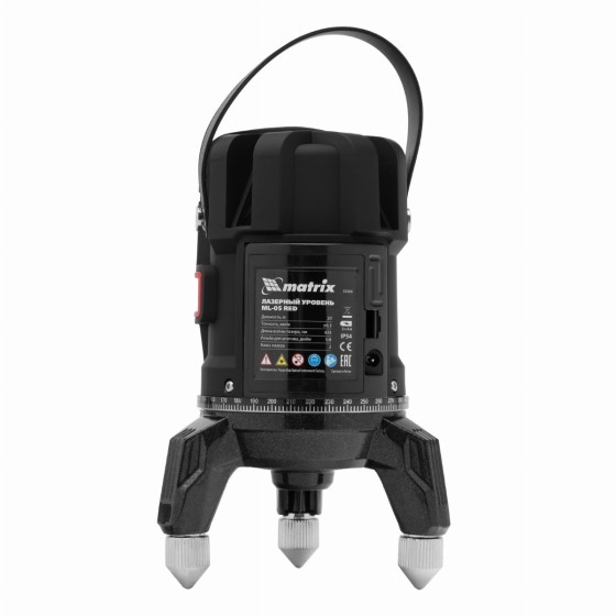 Лазерный уровень ML 05 Red, 20 м, 635 нм, резьба 5/8 Лазерный уровень ML 05 Red, 20 м, 635 нм, резьба 5/8