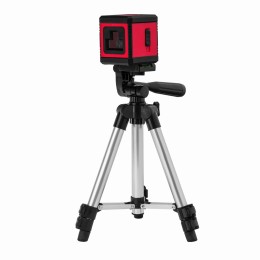 Лазерный уровень XQB RED Pro SET, 10 м, красный луч, батарейки, штатив MTX 350185