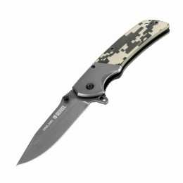 Нож складной, многоцелевой, системы Liner-Lock, с накладкой G10 на классической рукоятке Denzel 79207