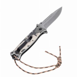 Нож складной, многоцелевой, системы Liner-Lock, с накладкой G10 на прямой рук-ке+стеклобой Denzel 79208 Нож складной, многоцелевой, системы Liner-Lock, с накладкой G10 на прямой рук-ке+стеклобой Denzel 79208