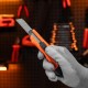 Нож, 18 мм, выдвижное лезвие, металлическая направляющая Sparta 78973