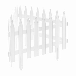 Забор декоративный 36х300 см, белый, Palisad 6500477