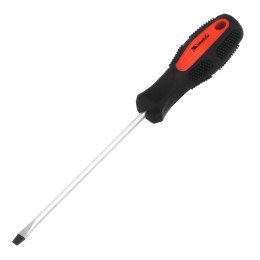 Отвертка Anti-Slip, SL4 х 100 мм, CrV, двухкомпонентная рукоятка Matrix 12210