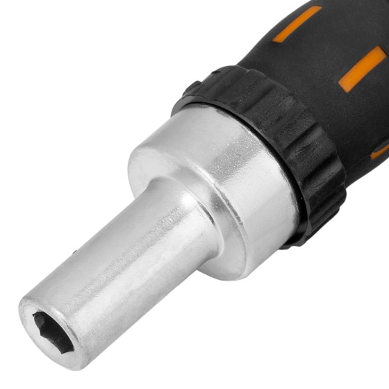 Отвертка реверсивная с набором бит, CrV, 12 шт, Sparta 11347