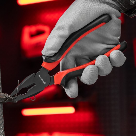 Плоскогубцы комбинированные Black Nickel, 200 мм, двухкомпонентные рукоятки Matrix 16983 Плоскогубцы комбинированные Black Nickel, 200 мм, двухкомпонентные рукоятки Matrix 16983