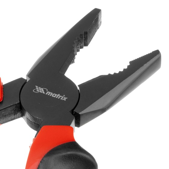 Плоскогубцы комбинированные Black Nickel, 160 мм, двухкомпонентные рукоятки Matrix 16978 Плоскогубцы комбинированные Black Nickel, 160 мм, двухкомпонентные рукоятки Matrix 16978