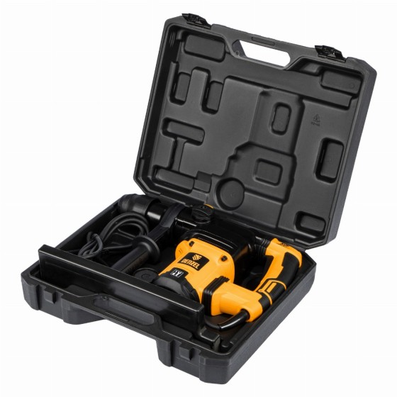 Перфоратор электрический RHV-1050-38-max, SDS-max, 1050 Вт, 10 Дж, 2 плюс 1 режим Denzel 26620 Перфоратор электрический RHV-1050-38-max, SDS-max, 1050 Вт, 10 Дж, 2 плюс 1 режим Denzel 26620