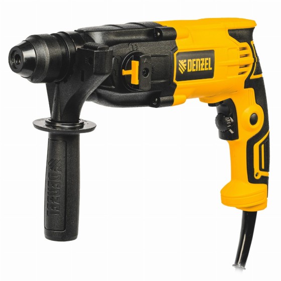 Перфоратор электрический RH-650-18, SDS-plus, 650 Вт, 2.0 Дж, 3 плюс 1 режим Denzel 26603 Перфоратор электрический RH-650-18, SDS-plus, 650 Вт, 2.0 Дж, 3 плюс 1 режим Denzel 26603
