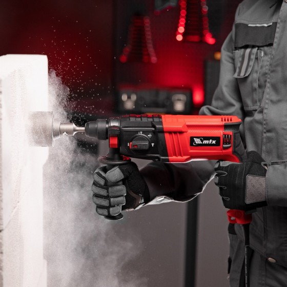 Перфоратор электрический MTX MRH-600-22, SDS-Plus, 600 Вт, 2,2 Дж, 3+1 режима 26682 Перфоратор электрический MTX MRH-600-22, SDS-Plus, 600 Вт, 2,2 Дж, 3+1 режима 26682