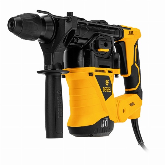 Перфоратор электрический RHV-1250-30, SDS-plus, 1250 Вт, 5 Дж, 3 плюс 1 режим Denzel 26612 Перфоратор электрический RHV-1250-30, SDS-plus, 1250 Вт, 5 Дж, 3 плюс 1 режим Denzel 26612