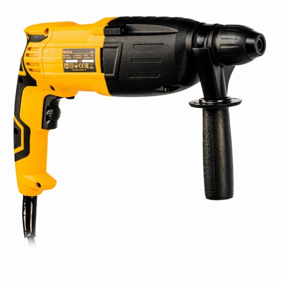 Перфоратор электрический RH-750-24, SDS-plus, 750 Вт, 2.5 Дж, 3 режима Denzel 26605 Перфоратор электрический RH-750-24, SDS-plus, 750 Вт, 2.5 Дж, 3 режима Denzel 26605