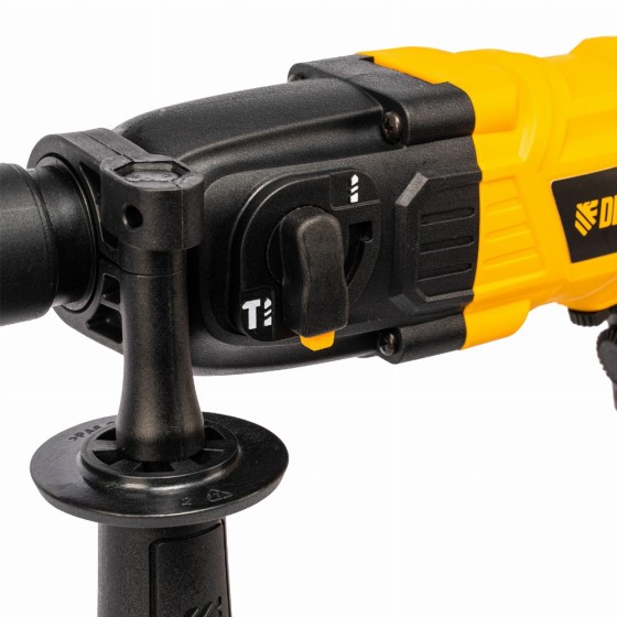 Перфоратор электрический RH-400-12, SDS-plus, 400 Вт, 1.2 Дж, 2 режима Denzel 26601 Перфоратор электрический RH-400-12, SDS-plus, 400 Вт, 1.2 Дж, 2 режима Denzel 26601