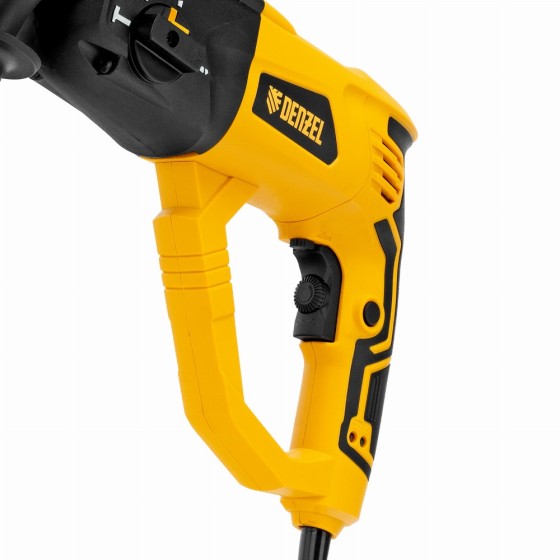 Перфоратор электрический RH-1050-26, SDS-plus, 1050 Вт, 3.2 Дж, 3 плюс 1 режим Denzel 26608 Перфоратор электрический RH-1050-26, SDS-plus, 1050 Вт, 3.2 Дж, 3 плюс 1 режим Denzel 26608